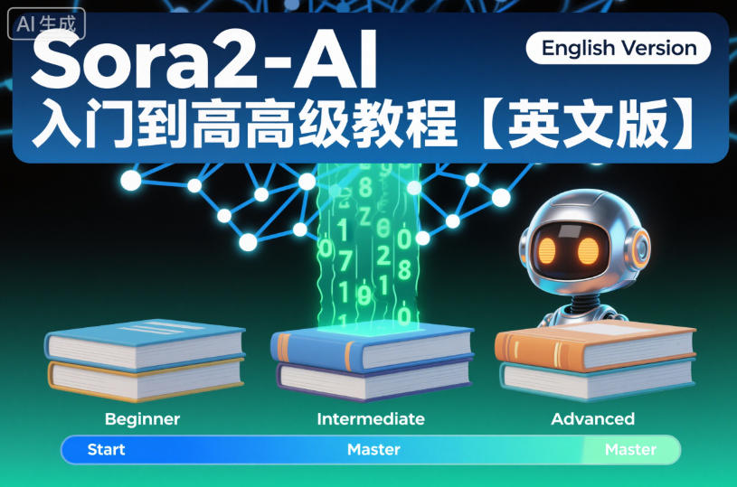 Sora2-AI入门到高级教程【英文版】-风淘社