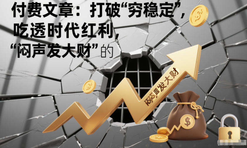 付费文章：打破“穷稳定”，吃透时代红利，“闷声发大财”的终极真谛-风淘社