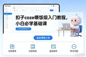 扣子coze喂饭级入门教程,小白必学基础课-风淘社