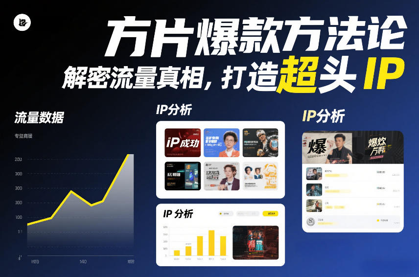 方片爆款方法论,解密流量真相,打造超头IP-风淘社