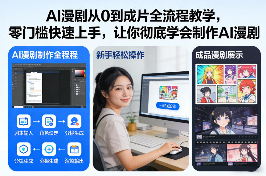 AI漫剧从0到成片全流程教学,零门槛快速上手,让你彻底学会制作AI漫剧【保姆级教程】-风淘社