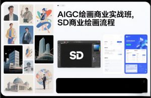 AIGC绘画商业实战班,SD商业绘画流程-风淘社