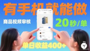商品视频审核项目,随时随地有手机就做,20秒完成一单,单日收4张【揭秘】-风淘社