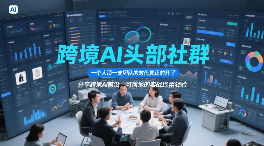 跨境AI头部社群,一个人顶一支团队的时代真正的开始了,分享跨境AI前沿,可落地的实战经验-风淘社