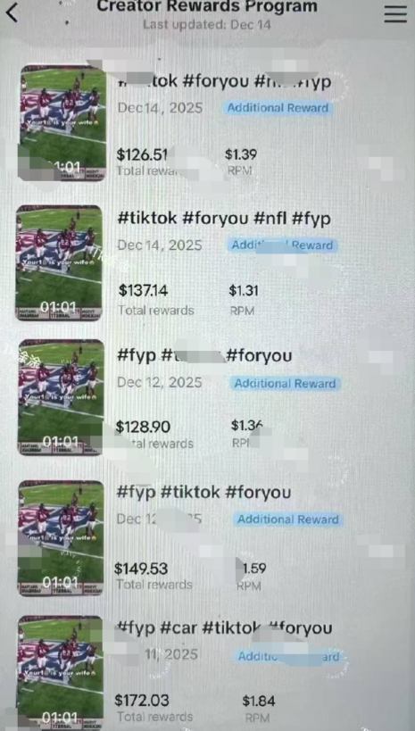 Tiktok中视频体育赛道混剪原创长期玩法,靠播放量賺米,小白轻松上手-风淘社