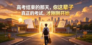 付费文章:高考结束的那天,你这辈子真正的考试,才刚刚开始-风淘社