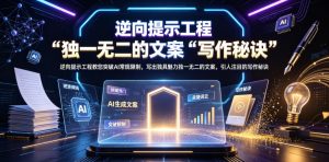 逆向提示工程教您突破AI常规限制,写出独具魅力独一无二的文案,引人注目的写作秘诀【原创双语字幕】-风淘社