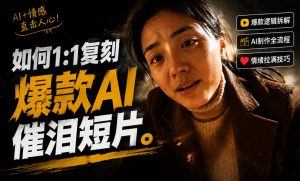 豆包+Gemini生成真人AI短剧-拆解复刻百万爆款第一人称短片,一站式讲透爆款复刻全流程-风淘社