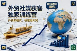 外贸社媒获客独家训练营,外贸新模式,快速做外贸(更新26年6月)-风淘社