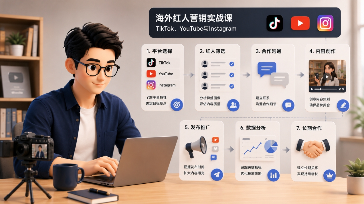 海外红人营销怎么做?TikTok、YouTube、Instagram三大平台红人营销教程 海外红人营销怎么做?TikTok、YouTube、Instagram三大平台红人营销教程