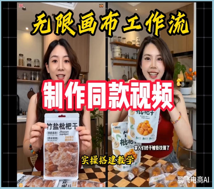 无限画布工作流教程:一键复刻爆款带货视频的实操搭建方法 无限画布工作流教程:一键复刻爆款带货视频的实操搭建方法