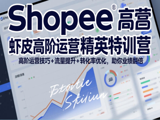 SHOPEE虾皮高阶运营精英特训营:高阶运营技巧、流量提升与转化率优化课程 SHOPEE虾皮高阶运营精英特训营:高阶运营技巧、流量提升与转化率优化课程